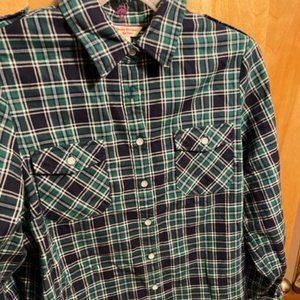 Brooks Brothers red fleece buttondown - women's 12